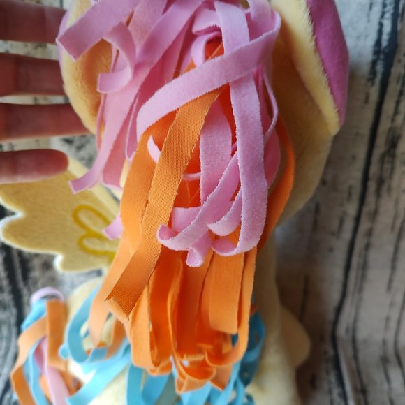 MY LITTLE PONY Fluttershy Plush 12” with Butterflies and rainbow Mane and tale - Picture 3 of 8